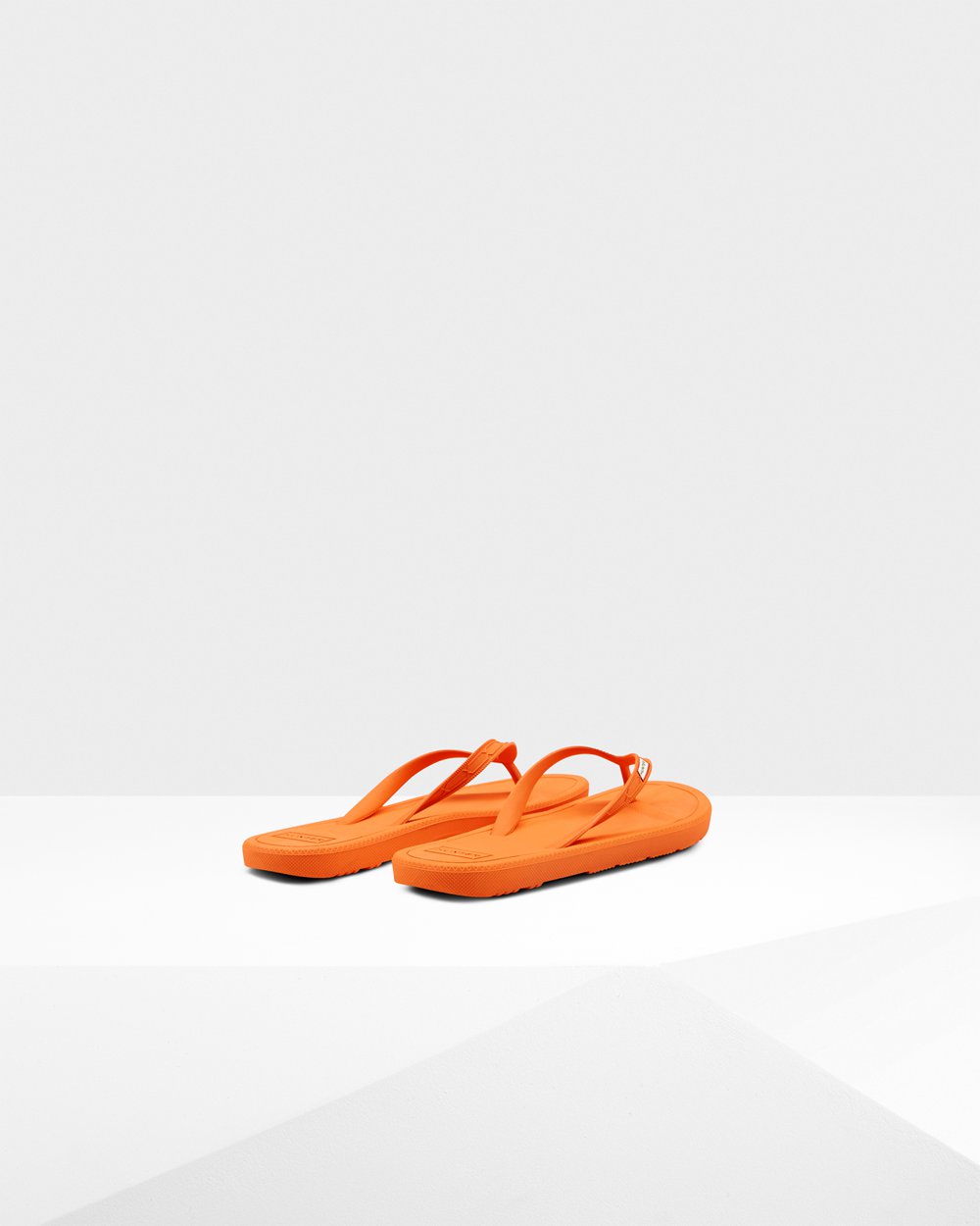 Womens Flip Flops - Hunter Original (76HFLOXVW) - Orange